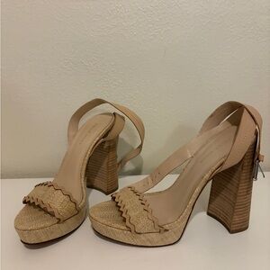 Pelle Moda Platform Heels, Size 9